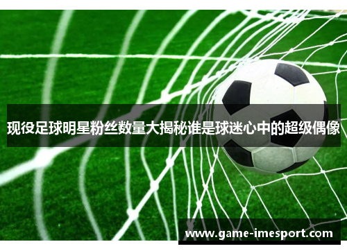 现役足球明星粉丝数量大揭秘谁是球迷心中的超级偶像